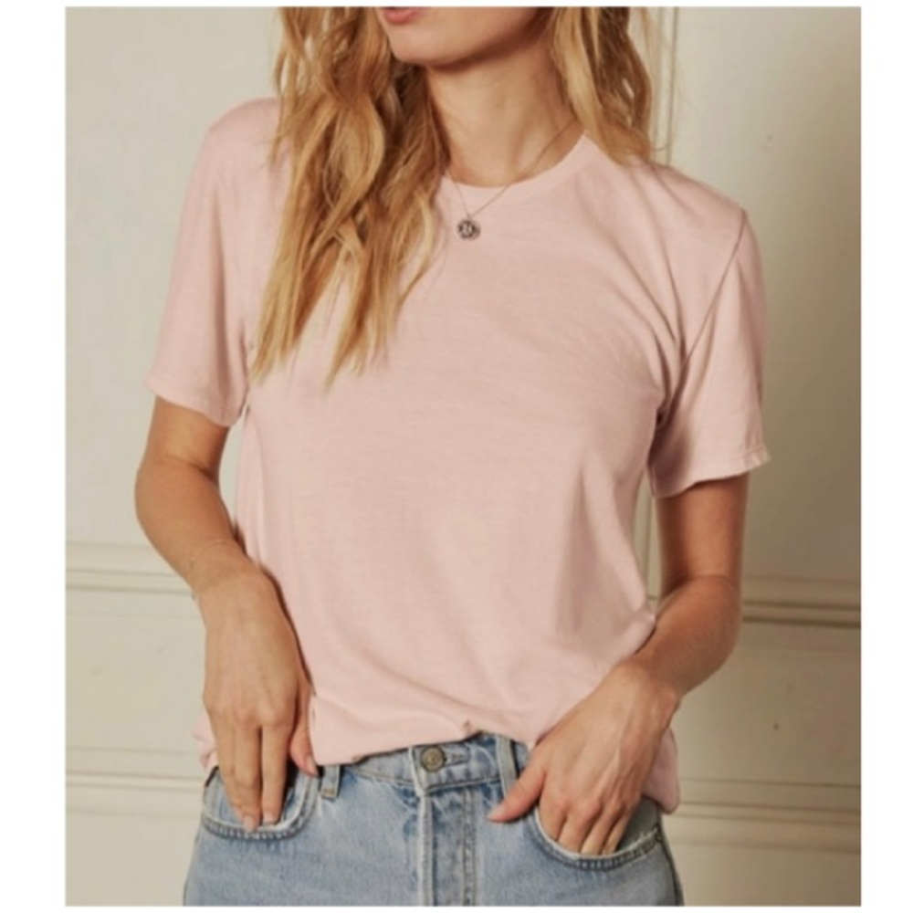 NWT Boyish The Lennon Relaxed Tee Crystal Pink size M